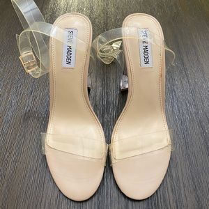 Clear Steve Madden Size 8